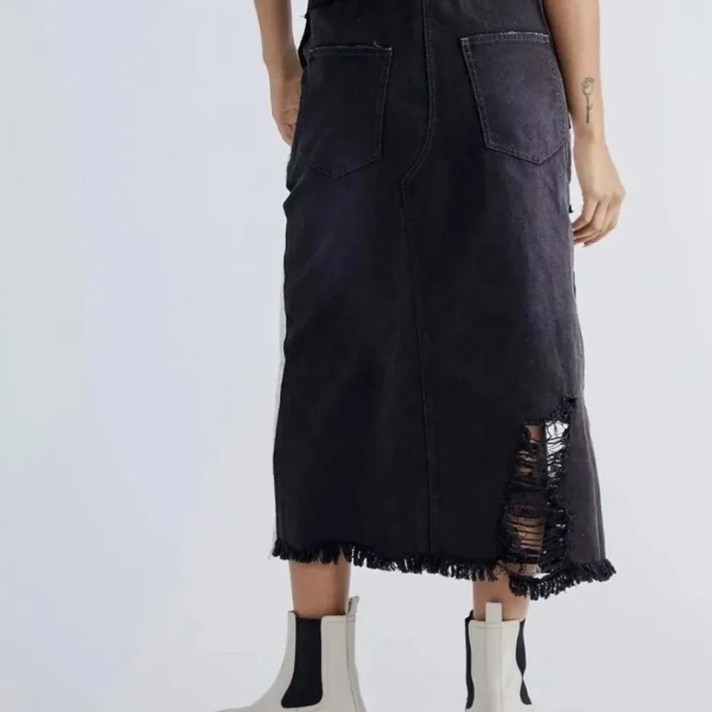 BRAND NWOT FREE PEOPLE WE THE FREE BRIGHTON OVERALL SKIRTALL, LARGE - Picture 5 of 7